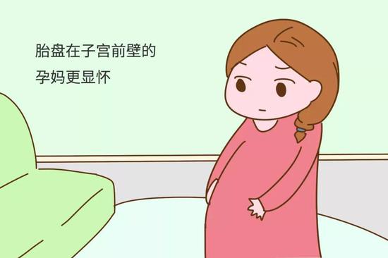 胎盘在前壁，一般更显坏