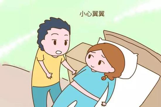 搀扶下床